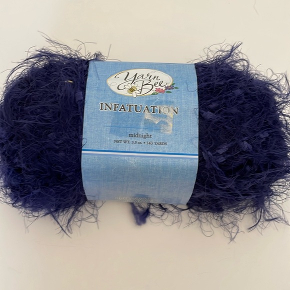 Yarn Bee Other - Yarn Bee Infatuation Yarn 1 Skein in Midnight